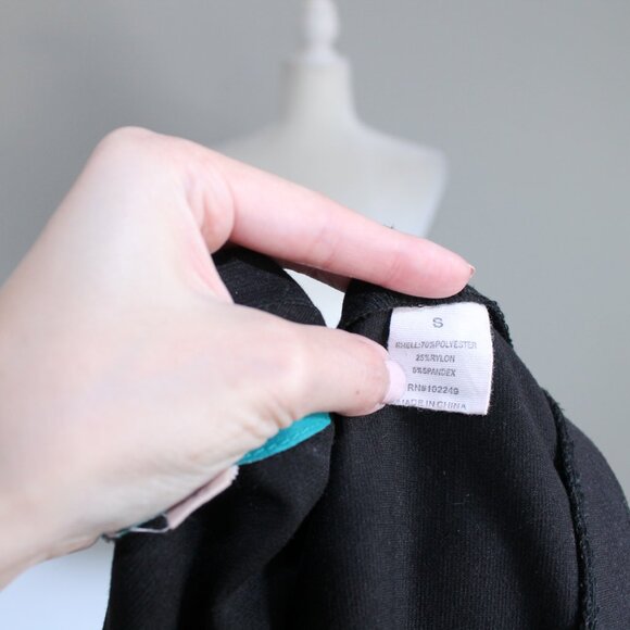 Sun Bleached Abbey (PACSUN) Black Asymetrical Blazer Sz S - Picture 2 of 6